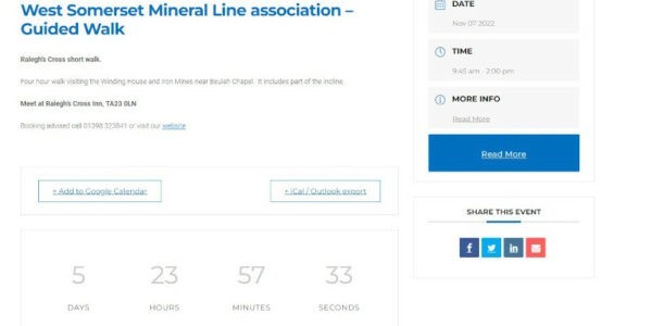Events Calendar Single Event